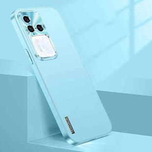 For vivo S18 Streamer Series Micro Frosted Metal Paint PC Phone Case(Sierra Blue)