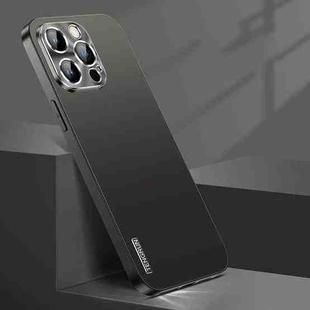 For iPhone 13 Pro Streamer Series Micro Frosted Metal Paint PC Phone Case(Black)