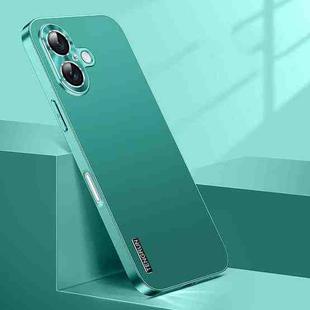 For iPhone 16 Streamer Series Micro Frosted Metal Paint PC Phone Case(Alpine Green)