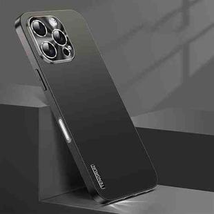 For iPhone 16 Pro Streamer Series Micro Frosted Metal Paint PC Phone Case(Black)