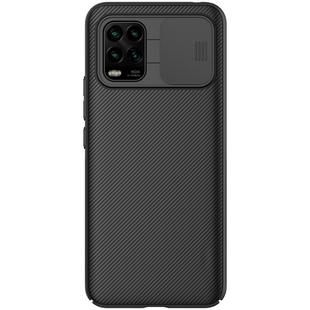 For Xiaomi Mi 10 Lite NILLKIN Black Mirror Series Camshield Full Coverage Dust-proof Scratch Resistant Case(Black)