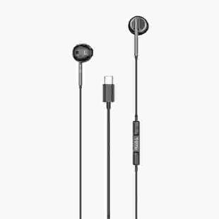 TOTU EP-3 In-Ear Wired Earphone Cable Length:1.2m, Plug Type:USB-C / Type-C(Black)
