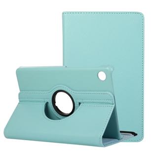 For Huawei MatePad T8 / C3 8 inch Litchi Texture Horizontal Flip 360 Degrees Rotation Leather Case with Holder(Sky Blue)