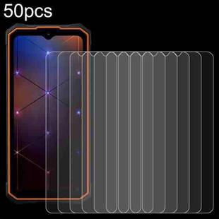 For HOTWAV Cyber 13 Pro 50pcs 0.26mm 9H 2.5D Tempered Glass Film