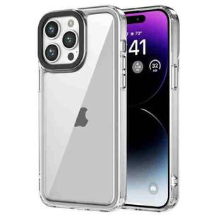 For iPhone 14 Pro Max Transparent Acrylic + TPU Shockproof Phone Case(Transparent)
