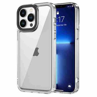 For iPhone 13 Pro Max Transparent Acrylic + TPU Shockproof Phone Case(Transparent)