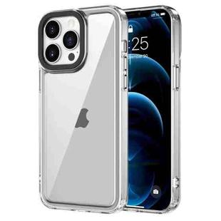 For iPhone 12 Pro Max Transparent Acrylic + TPU Shockproof Phone Case(Transparent)