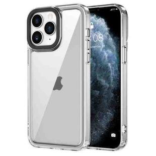 For iPhone 11 Pro Max Transparent Acrylic + TPU Shockproof Phone Case(Transparent)