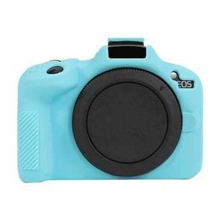 For Canon EOS R50 Soft Silicone Protective Case(Sky Blue)