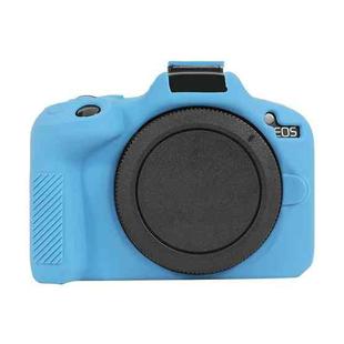 For Canon EOS R50 Soft Silicone Protective Case(Dark Blue)