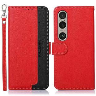 For Sony Xperia 1 VI KHAZNEH Litchi Texture Leather RFID Phone Case(Red)