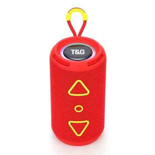 T&G TG-656 Portable Wireless 3D Stereo Subwoofer Bluetooth Speaker Support FM / LED Atmosphere Light(Red)