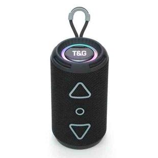 T&G TG-656 Portable Wireless 3D Stereo Subwoofer Bluetooth Speaker Support FM / LED Atmosphere Light(Black)