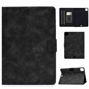 For iPad Pro 11 2024 Cowhide Texture Leather Smart Tablet Case(Grey)