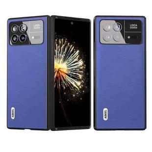 For Xiaomi Mix Fold 3 ABEEL Haze Texture PU Phone Case(Dark Blue)