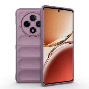 For OPPO A3 Pro 5G / F27 Pro+ Magic Shield TPU + Flannel Phone Case(Purple)