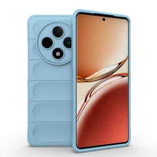 For OPPO A3 Pro 5G / F27 Pro+ Magic Shield TPU + Flannel Phone Case(Light Blue)