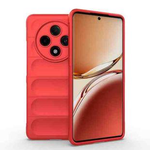 For OPPO A3 Pro 5G / F27 Pro+ Magic Shield TPU + Flannel Phone Case(Red)