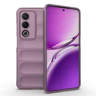 For OPPO A3 Pro India Magic Shield TPU + Flannel Phone Case(Purple)