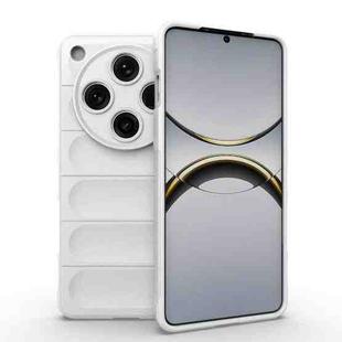 For OPPO Find X8 Pro 5G Magic Shield TPU + Flannel Phone Case(White)