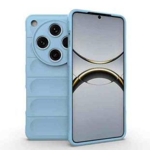 For OPPO Find X8 Pro 5G Magic Shield TPU + Flannel Phone Case(Light Blue)