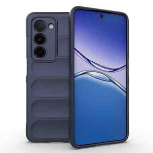 For OPPO A5 5G Global / K13x 5G Global Magic Shield TPU + Flannel Phone Case(Dark Blue)