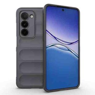 For OPPO A5 5G Global / K13x 5G Global Magic Shield TPU + Flannel Phone Case(Dark Grey)