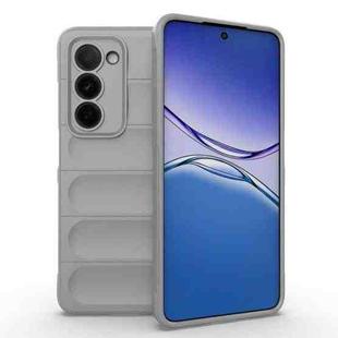 For OPPO A5 5G Global / K13x 5G Global Magic Shield TPU + Flannel Phone Case(Grey)