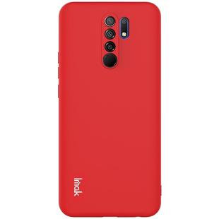 For Xiaomi Redmi 9 IMAK UC-2 Series Shockproof Full Coverage Soft TPU Case(Red)