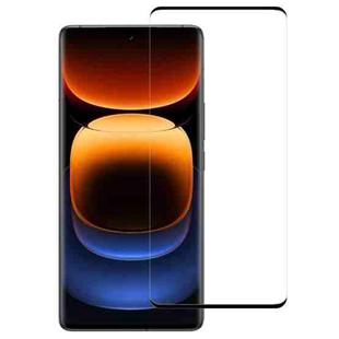 For vivo iQOO 12 Pro 3D Curved Edge Full Screen Tempered Glass Film