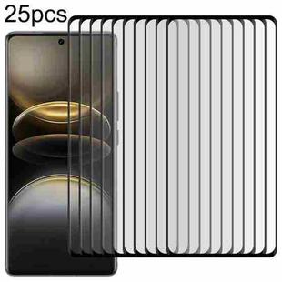 For vivo X100 Ultra / X100s Pro 25pcs 3D Curved Edge Full Screen Tempered Glass Film