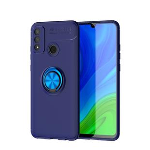 For Huawei P Smart (2020) Lenuo Shockproof TPU Protective Case with Invisible Holder(Blue)