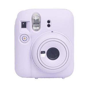 For FUJIFILM instax mini 12 Soft Silicone Camera Protective Case(Purple)