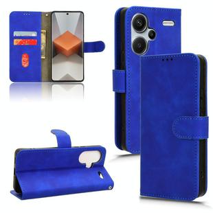 For Xiaomi Redmi Note 13 Pro+ Skin Feel Magnetic Flip Leather Phone Case(Blue)