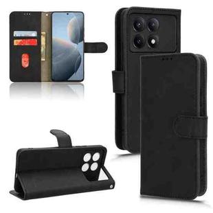 For Xiaomi Redmi K70 / K70 Pro Skin Feel Magnetic Flip Leather Phone Case(Black)