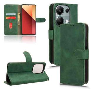 For Xiaomi Redmi Note 13 Pro 4G Skin Feel Magnetic Flip Leather Phone Case(Green)