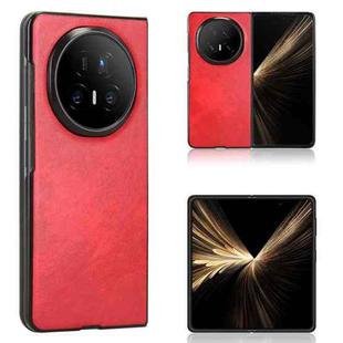 For Honor Magic V5 Litchi Texture Back Cover Phone Case(Red)