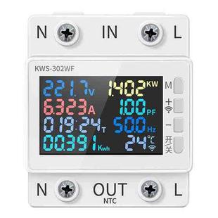 KWS-302WF 170-270V Multifunctional AC Digital Display Rail Voltage and Current Monitoring Meter