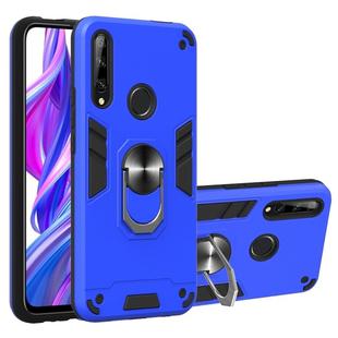 For Huawei Honor 9X / Enjoy 10 Plus 2 in 1 Armour Series PC + TPU Protective Case with Ring Holder(Dark Blue)