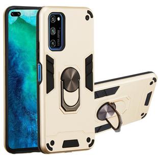 For Huawei Honor V30 / V30 Pro 2 in 1 Armour Series PC + TPU Protective Case with Ring Holder(Gold)