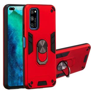 For Huawei Honor V30 / V30 Pro 2 in 1 Armour Series PC + TPU Protective Case with Ring Holder(Red)