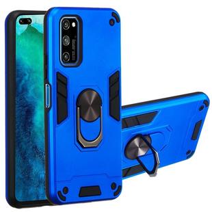 For Huawei Honor V30 / V30 Pro 2 in 1 Armour Series PC + TPU Protective Case with Ring Holder(Dark Blue)