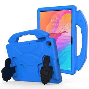 For Honor Pad X8 10.1 Thumb Bracket EVA Shockproof Tablet Case(Blue)