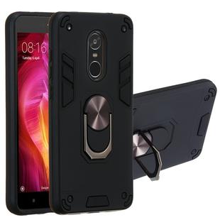 For Xiaomi Redmi Note 4 / Note 4X / Redmi 4(India) 2 in 1 Armour Series PC + TPU Protective Case with Ring Holder(Black)