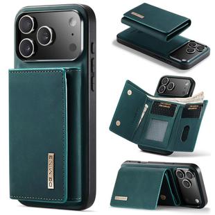 For iPhone 17 Pro Max DG.MING M1 Series 3-Fold Multi Card Wallet Leather Phone Case(Green)