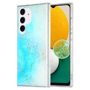 For Samsung Galaxy A13 5G Dual-side IMD Marble Phone Case(Sky Blue)