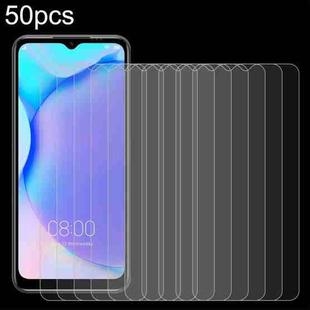 For DOOGEE N50 Pro 50pcs 0.26mm 9H 2.5D Tempered Glass Film
