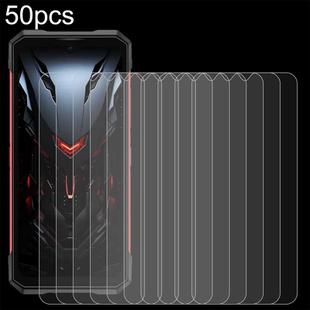 For DOOGEE S200 Plus 50pcs 0.26mm 9H 2.5D Tempered Glass Film