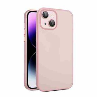 For iPhone 13 Eagle Eye CD Texture Lens Skin Feel Matte Phone Case(Pink)