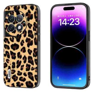 For OnePlus Ace 2 Pro ABEEL Black Edge Leopard Phone Case(Leopard Print)